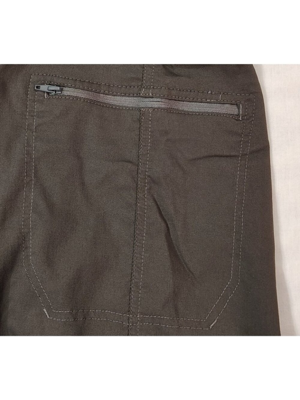 Wrangler All Terrain Hiking Cargo Pants Mens Sz 40x30 Flex Stretch Asphalt Gray - Picture 5 of 16